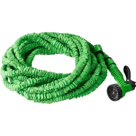 РОСТОК. Набор поливочный: Шланг удлиняющийся 15 м, распылитель пистолетный 7 поз., адаптер внеш 1/2&quot;x3/4&quot; 428498-15 купить в Ноябрьске