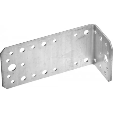 Крепежный уголок ЗУБР &quot;МАСТЕР&quot; асимметричный, 65х50х130мм, 20шт 310155-65 купить в Ноябрьске