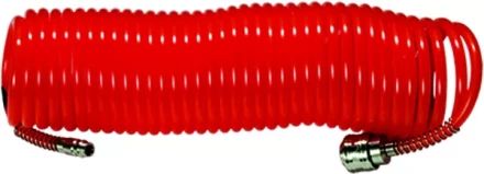 Шланг спиральный воздушный 5 м 18 бар с быстросъемными соединениями  MATRIX 57002 купить в Ноябрьске