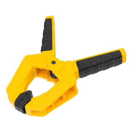 Струбцина клещеобразная Denzel, усиленная 50 х 35 мм, двухкомпонентные рукоятки, 20795 купить в Ноябрьске