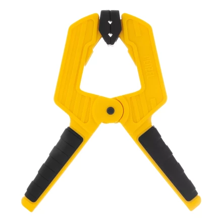 Струбцина клещеобразная Denzel, усиленная 50 х 35 мм, двухкомпонентные рукоятки, 20795 купить в Ноябрьске