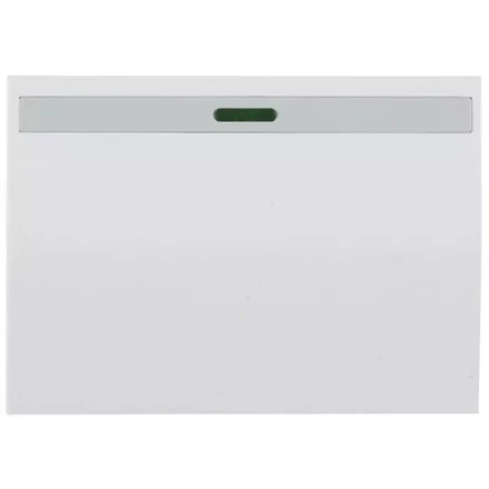 Выключатель СВЕТОЗАР &quot;ЭФФЕКТ&quot; одноклавишный, с эффектом свечения, без вставки и рамки, цвет белый, 10A/~250B SV-54431-W купить в Ноябрьске