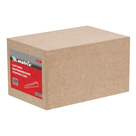 Клин для системы выравнивания плитки СВП Ворота, 250 шт. в коробе Matrix 88119 купить в Ноябрьске