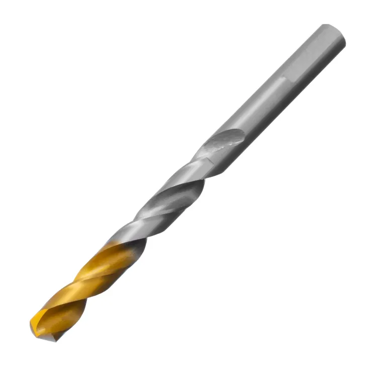 Сверло спиральное по металлу Denzel 8,5 x 117 мм, Р6М5, Golden Tip, 718240 купить в Ноябрьске
