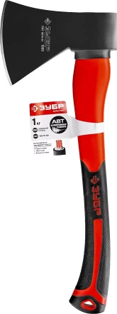 Топор ЗУБР &quot;МАСТЕР&quot; кованый с двухкомпонентной стеклопластиковой рукояткой, 1,0кг 2061-10 купить в Ноябрьске