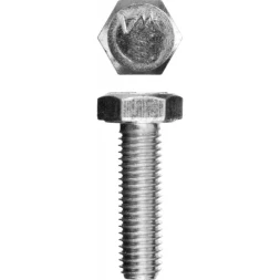 Болт ЗУБР &quot;МАСТЕР&quot; с шестигранной головкой, ГОСТ 7798-70, класс прочности 5.8, оцинкованный, M8x16мм, 5кг 303080-08-016