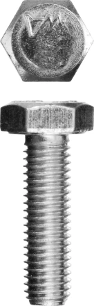 Болт ЗУБР &quot;МАСТЕР&quot; с шестигранной головкой, ГОСТ 7798-70, класс прочности 5.8, оцинкованный, M8x16мм, 5кг 303080-08-016 купить в Ноябрьске