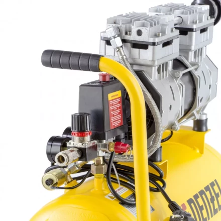 Компрессор безмаслянный Denzel DLS950/24 малошумный 58026 купить в Ноябрьске