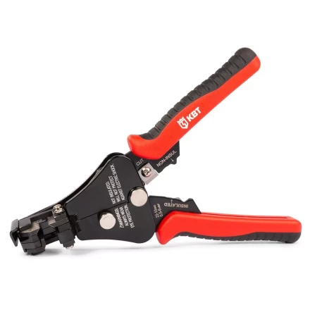 Полуавтоматический стриппер КВТ WS-03 для снятия изоляции с проводов 0.5–6.0 мм с функцией опрессовки и модулем резки CutPro (101542) купить в Ноябрьске