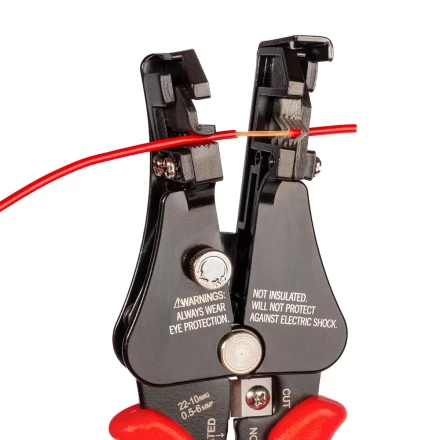 Полуавтоматический стриппер КВТ WS-03 для снятия изоляции с проводов 0.5–6.0 мм с функцией опрессовки и модулем резки CutPro (101542) купить в Ноябрьске