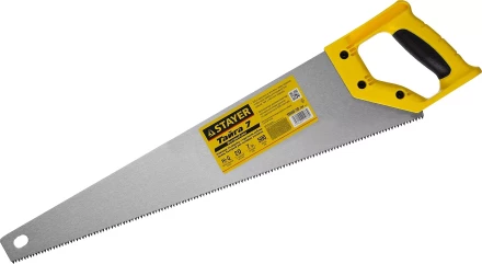 Ножовка универсальная (пила) &quot;Тайга-7&quot;, 500мм,7TPI, закаленный зуб, рез вдоль и поперек волокон, для средн заготовок, фанеры, ДСП,МДФ, STAYER 15050-50_z02 купить в Ноябрьске