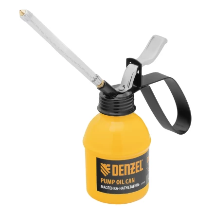 Масленка-нагнетатель, металлический корпус, 0,2 л, гибкий наконечник// Denzel 53240 купить в Ноябрьске