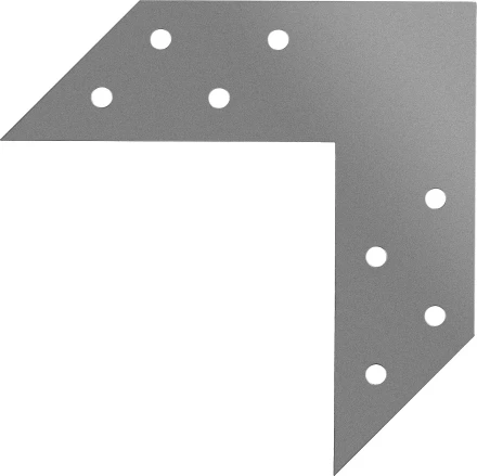 ЗУБР УС-2.0, 120 x 120 x 35 x 2 мм, угловой соединитель (31044-120) купить в Ноябрьске