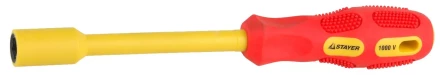 Отвертка STAYER &quot;INSULATED&quot; MAX-GRIP диэлектрич, Cr-V, HEX 9x125мм 25829-09-125 G купить в Ноябрьске