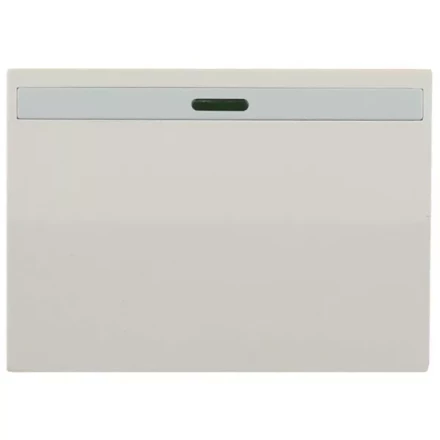 Выключатель СВЕТОЗАР &quot;ЭФФЕКТ&quot; одноклавишный, с эффектом свечения, без вставки и рамки, цвет бежевый, 10A/~250B SV-54431-B купить в Ноябрьске