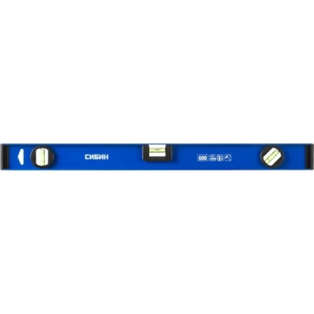 Уровень СИБИН двутавровый, 3 ампулы, измерительная линейка, 60см 34607-060 купить в Ноябрьске