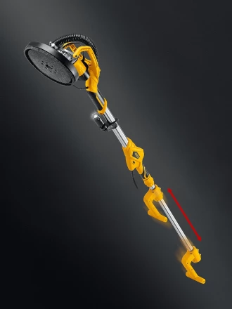 STEHER d225 мм, 800 Вт, сменные основания, подсветка, шлифовальная машина для стен (жираф) (DWC-800) купить в Ноябрьске