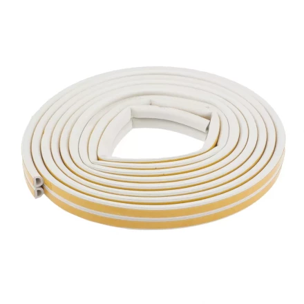 Уплотнитель 24 м профиль &quot;D&quot; белый СИБРТЕХ 93836 купить в Ноябрьске