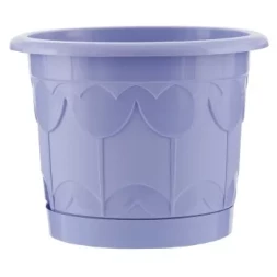 Горшок Тюльпан с поддоном цветок мяты 3,9 л PALISAD 69248