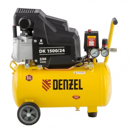 Компрессор воздушный Denzel DK1500/24 Х-PRO 58063 купить в Ноябрьске