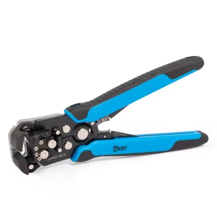 Автоматический многофункциональный стриппер КВТ WS-12 «Ягуар» для снятия изоляции с проводов 0.05–10 мм (69476) купить в Ноябрьске