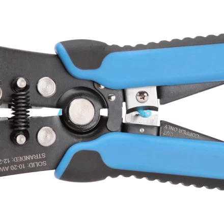 Автоматический многофункциональный стриппер КВТ WS-12 «Ягуар» для снятия изоляции с проводов 0.05–10 мм (69476) купить в Ноябрьске