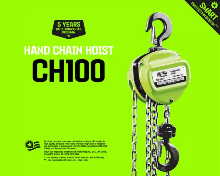 Таль ручная цепная HITCH CH100, 0.5 т, 3 м купить в Ноябрьске