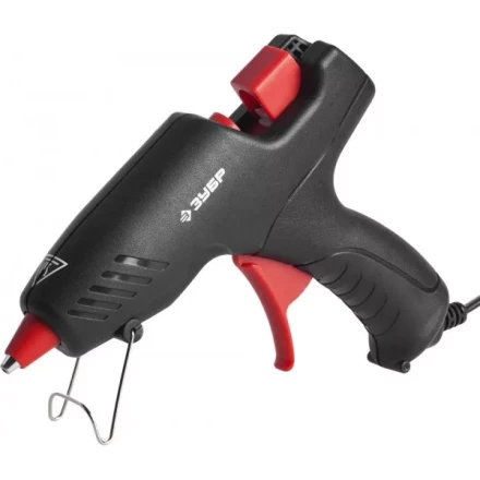 Пистолет ЗУБР &quot;МАСТЕР&quot; клеевой (термоклеящий), электрический, эргономичная рукоятка, рабочая температура 193град, d=12мм, 40Вт 06850-55-12_z02 купить в Ноябрьске