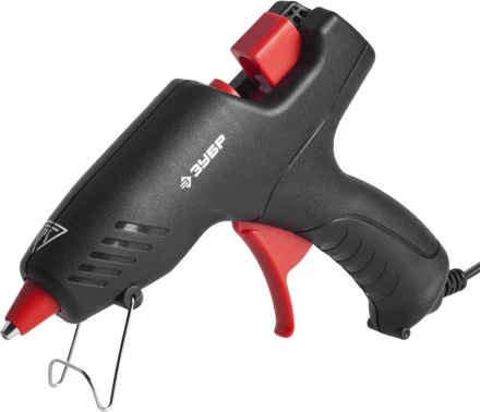 Пистолет ЗУБР &quot;МАСТЕР&quot; клеевой (термоклеящий), электрический, эргономичная рукоятка, рабочая температура 193град, d=12мм, 40Вт 06850-55-12_z02 купить в Ноябрьске