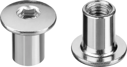 ЗУБР M6 x 12 мм, шест. 4 мм, цинк, 5 кг, гайка Эриксона с полукруглой головкой, Профессионал (303760-4) купить в Ноябрьске