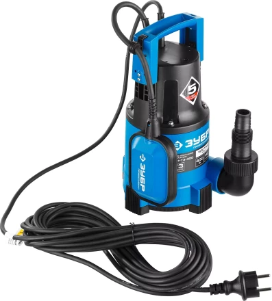 Насос ЗУБР "ПРОФЕССИОНАЛ" Т3 погружной дренажный для чистой воды (d пропускаемых частиц до 5мм), 400Вт, пропускная способность 140л/мин, напор 8,0м НПЧ-Т3-400 купить в Ноябрьске