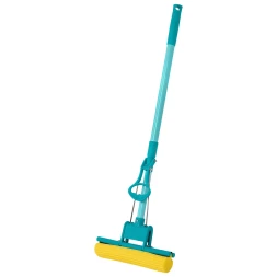 Швабра отжимная Palisad, 110 см, губка PVA 26х5,5х6 см, телескопическая рукоятка, бирюзовая, Home 935165