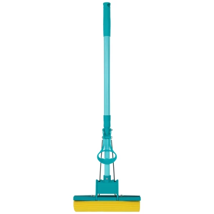 Швабра отжимная Palisad, 110 см, губка PVA 26х5,5х6 см, телескопическая рукоятка, бирюзовая, Home 935165 купить в Ноябрьске