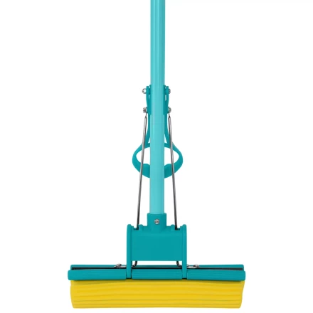 Швабра отжимная Palisad, 110 см, губка PVA 26х5,5х6 см, телескопическая рукоятка, бирюзовая, Home 935165 купить в Ноябрьске