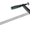 Струбцина, KRAFTOOL 32011-120-500, тип "F", DIN 5117, двухкомпонентная ручка, 120х500мм 32011-120-500 купить в Ноябрьске