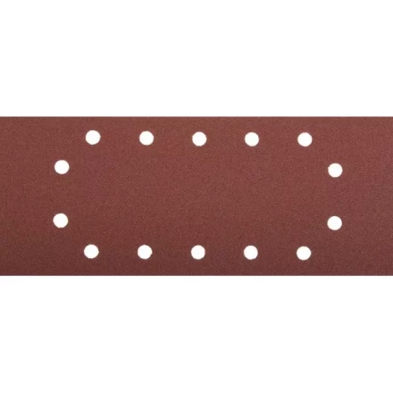 Лист шлифовальный ЗУБР &quot;МАСТЕР&quot;, 14 отверстий, для ПШМ на зажимах, Р100, 115х280мм, 5шт 35594-100 купить в Ноябрьске