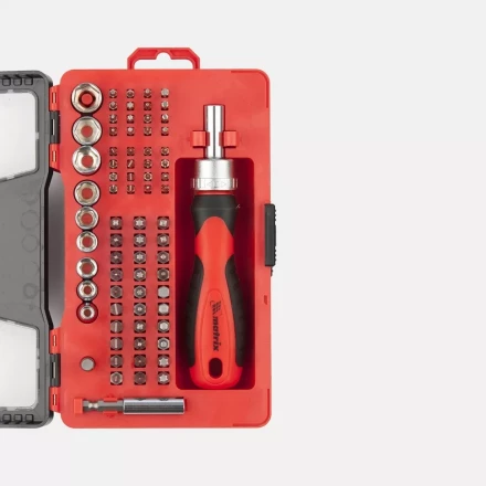 Набор универсальный с битами и торцевыми головками, 78 шт., CrV Matrix 11785 купить в Ноябрьске