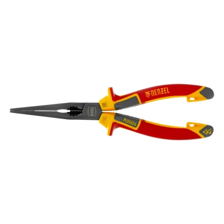 Длинногубцы прямые Denzel 17305, диэлектрические рукоятки до 1000 В, трехкомпонентные рукоятки, 205мм купить в Ноябрьске