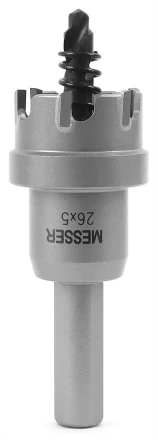 ТСТ коронка MESSER 26X5 с центрирующим сверлом и толкающей пружиной купить в Ноябрьске