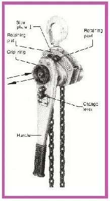Таль ручная рычажная HSH-V LB г-п 9 тонн H=6 метра купить в Ноябрьске