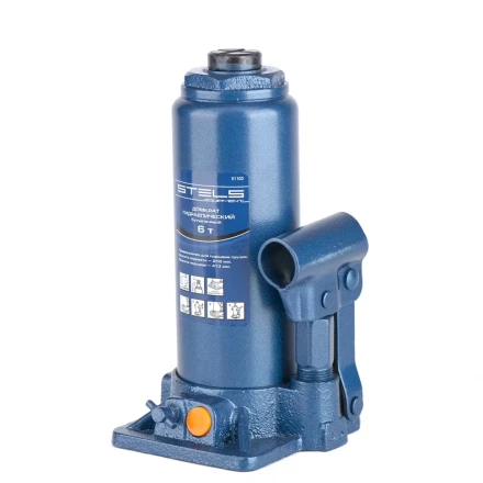 Домкрат гидравлический бутылочный 6 т h подъема 216–413 мм  STELS 51103 купить в Ноябрьске