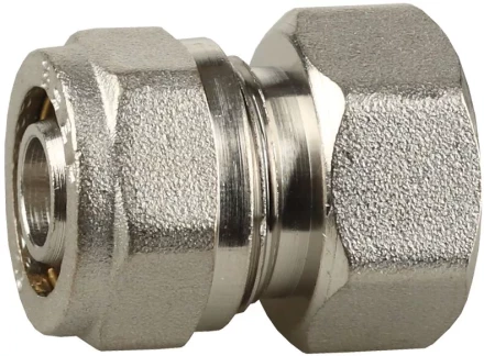 Соединитель ЗУБР с внутренней резьбой, цанга-гайка, 1/2&quot;х16х2,0 мм, никель 51402-16-1/2 купить в Ноябрьске