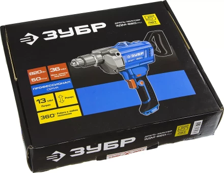 Дрель-миксер ЗДМ-820 РМ серия ПРОФЕССИОНАЛ купить в Ноябрьске