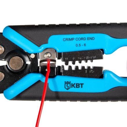 Автоматический многофункциональный стриппер КВТ WS-18 для снятия изоляции с проводов 0.05–10 мм(87581) купить в Ноябрьске