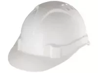 Каска защитная из ударопрочной пластмассы белая  СИБРТЕХ 89114 купить в Ноябрьске