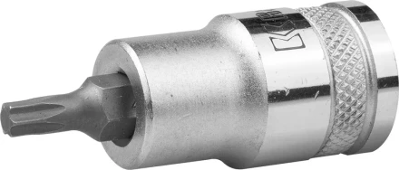 Торцовая бита-головка KRAFTOOL &quot;INDUSTRIE QUALITAT&quot;, материал S2, TORX, сатинированная, 1/2&quot;, Т27 27905-27_z01 купить в Ноябрьске