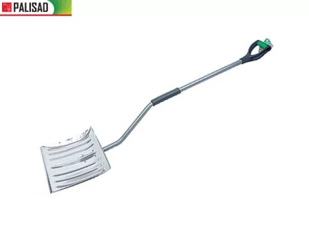 Лопата снеговая 465 х 340 мм метал. изогн. обрез черенок алюм. ковш  PALISAD 61573 купить в Ноябрьске