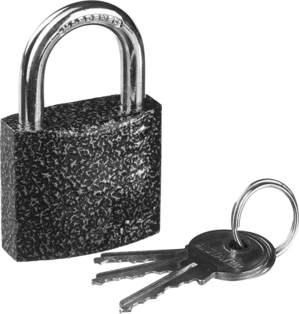 Замок STAYER &quot;STANDARD&quot; навесной, металлический корпус, закаленная дужка, 38мм 37160-38 купить в Ноябрьске