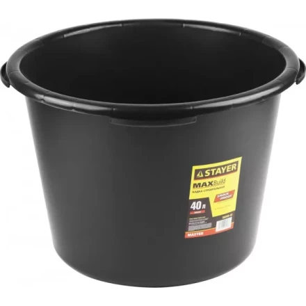 Кадка STAYER &quot;MASTER&quot; строительная пластмассовая, 40л 06098-40 купить в Ноябрьске