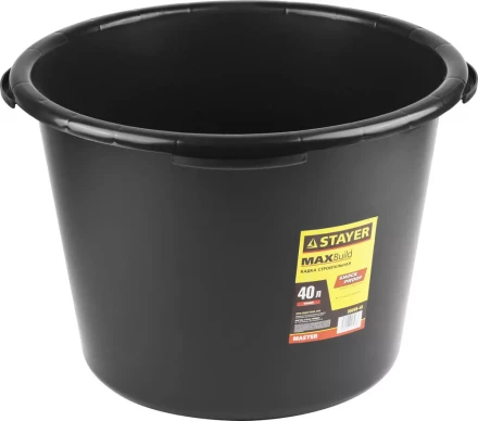 Кадка STAYER &quot;MASTER&quot; строительная пластмассовая, 40л 06098-40 купить в Ноябрьске